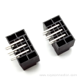 Terminal block plug-in male seat black